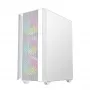 Caja de ordenador Fornax 4000 ARGB, ATX, blanca