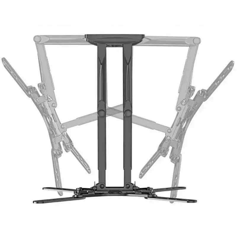 Soporte de TV Gembird WM-60ST-01 para televisores de 32 inch-60 inch, VESA 100x100-400x400, hasta 36,4 kg, inclinable -2°-10°, distancia a la pared 4,2-45,2 cm, negro