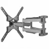 Soporte de TV Gembird WM-60ST-01 para televisores de 32 inch-60 inch, VESA 100x100-400x400, hasta 36,4 kg, inclinable -2°-10°, distancia a la pared 4,2-45,2 cm, negro