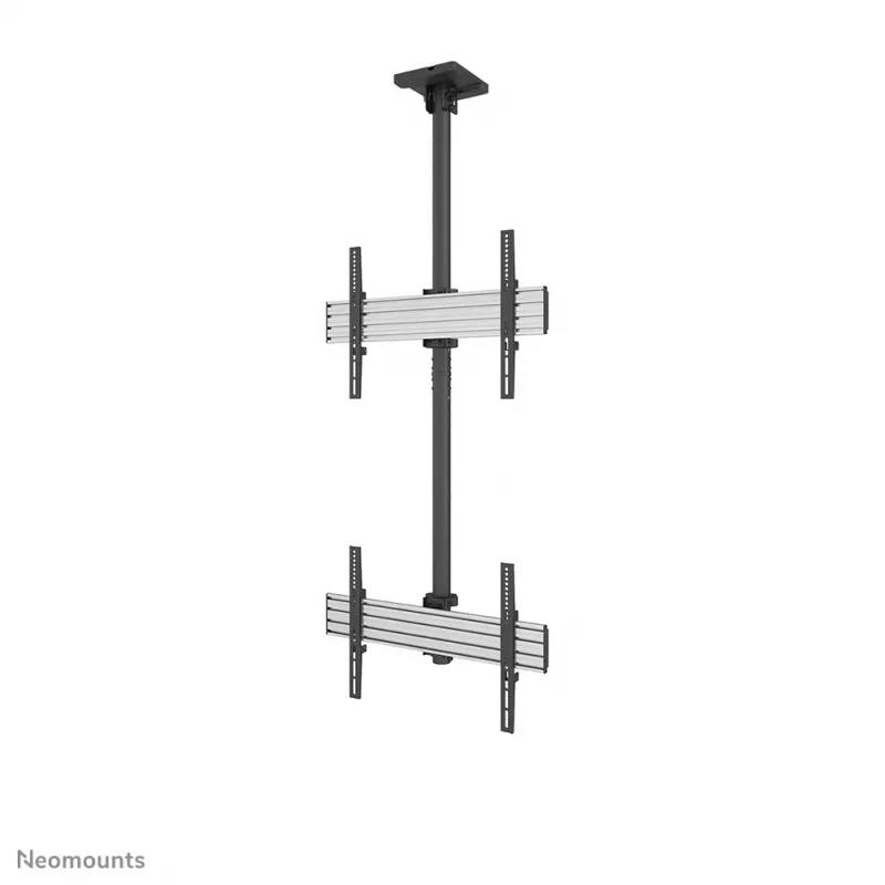 Soporte de techo para videowall Neomounts Pro NMPRO-C12 — 30 kg, 32–65 pulgadas, VESA 100x100–600x400, giro 180°, negro