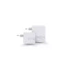 Cargador de viaje portátil GaN de 140W Xtorm XVC2140 con 3 conectores USB-C PD y cable USB-C de 2 m, blanco
