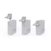 Cargador de viaje portátil GaN de 140W Xtorm XVC2140 con 3 conectores USB-C PD y cable USB-C de 2 m, blanco