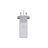 Cargador de viaje portátil GaN de 140W Xtorm XVC2140 con 3 conectores USB-C PD y cable USB-C de 2 m, blanco