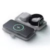Cargador de viaje inalámbrico plegable Xtorm 3en1 15W gris XWF31