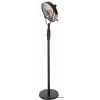Calefactor eléctrico halógeno SUNRED Retro, 2100/900 W, para colocación en suelo en interiores, calienta hasta 17 m², negro/marrón