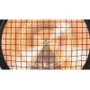 Calefactor eléctrico halógeno Sunred Indus Indoor negro, marrón