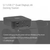 Estación de acoplamiento USB-C Quad DisplayLink CLUB 3D CSV-2542 — 2× DisplayPort 8K60Hz, 2× HDMI 4K60Hz, PD 100W, Ethernet 2.5G
