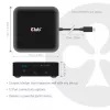 Estación de acoplamiento USB-C Quad DisplayLink CLUB 3D CSV-2542 — 2× DisplayPort 8K60Hz, 2× HDMI 4K60Hz, PD 100W, Ethernet 2.5G