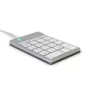 R-Go Tools teclado numérico R-Go Numpad Break, teclado numérico ergonómico con software de pausas, con cable, blanco