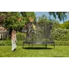 Trampolín exterior Salta Comfort Round, 54 muelles, 120 kg máx., 3 patas, red de seguridad, exterior