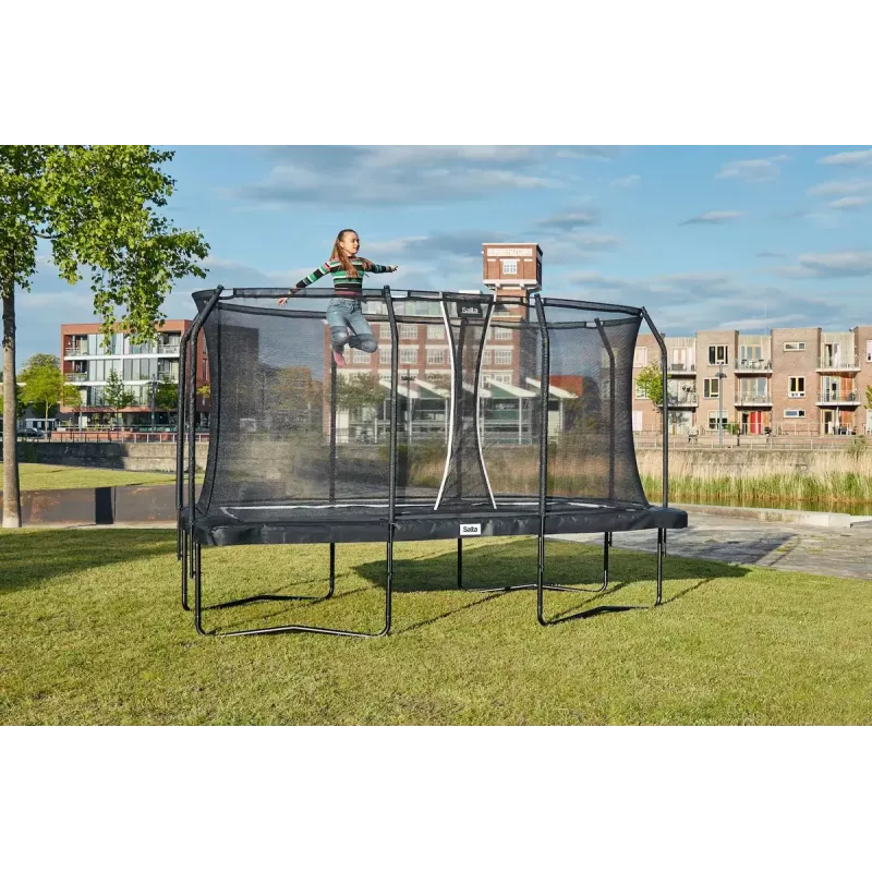 Trampolín exterior Salta Premium Black Edition rectangular