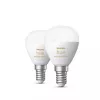 Philips Hue White Ambiance Lustre – E14 Smart Bulb – (pack de 2)