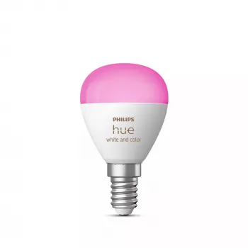 Lámpara inteligente Philips Hue White and Colour Ambience Lustre E14 Bluetooth Zigbee