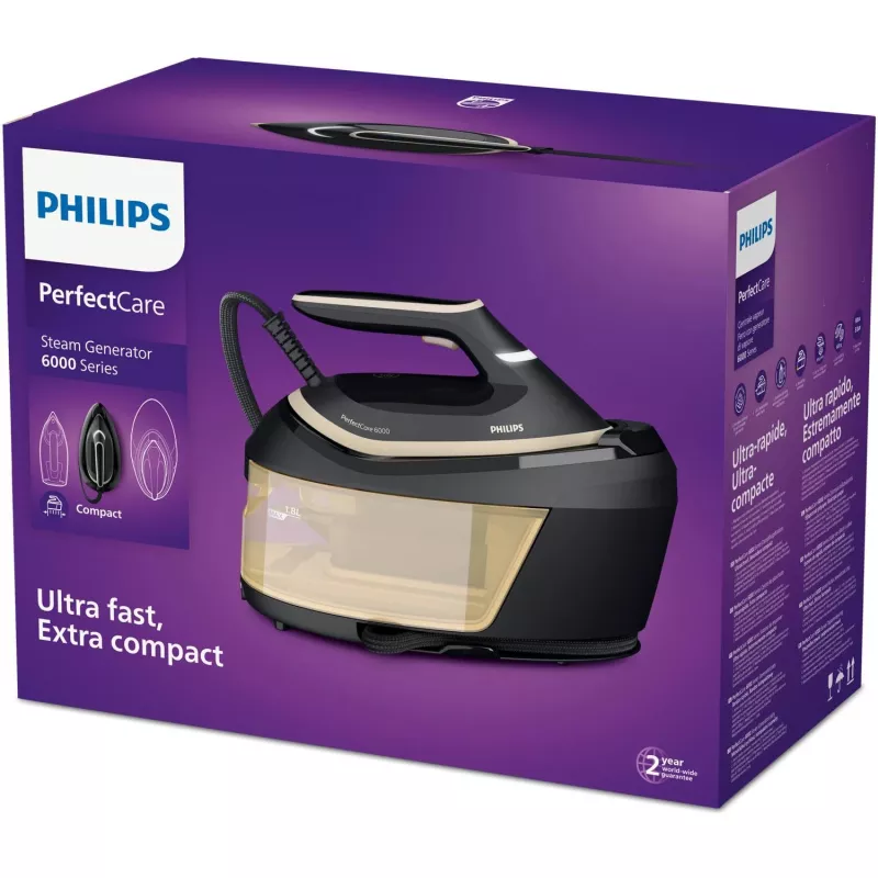 Philips PSG6064/80 Centro de planchado a vapor 2400 W 1,8 L SteamGlide Advanced