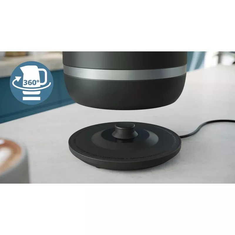 Hervidor eléctrico Philips 7000 Series HD9396/90 — 1,7 L, 2400 W, acero inoxidable, doble pared