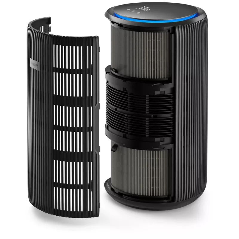 Purificador de aire Philips 4200 series AC4221/11 — superficie 156 m², CADR 600 m³/h, 51,5 dB, 54 W, Negro, 6,5 kg