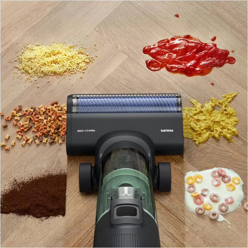 Philips 7000 series XW7263/11 Aspirador de escoba/escoba eléctrica Aspirador de escoba 2 en 1 Batería Húmedo y seco Sin bolsa 0,45 l 160 W Negro