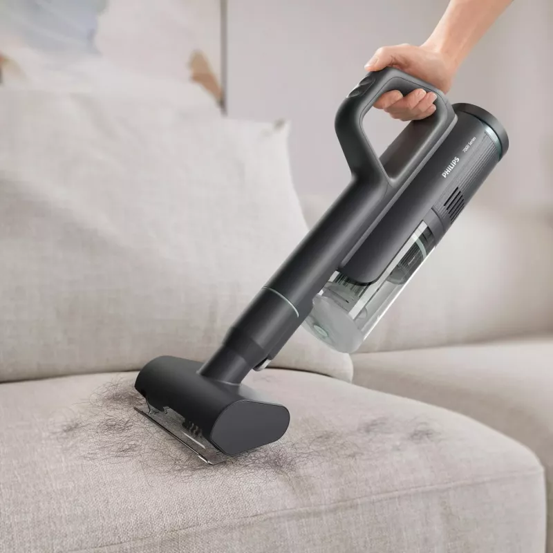 Philips 7000 series XW7263/11 Aspirador de escoba/escoba eléctrica Aspirador de escoba 2 en 1 Batería Húmedo y seco Sin bolsa 0,45 l 160 W Negro