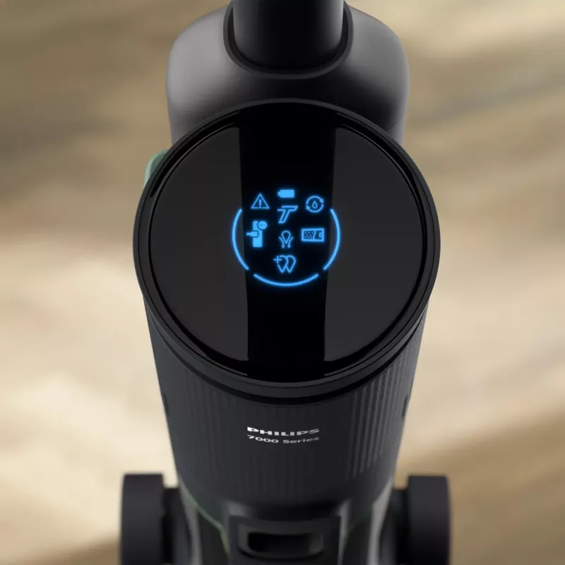 Philips 7000 series XW7263/11 Aspirador de escoba/escoba eléctrica Aspirador de escoba 2 en 1 Batería Húmedo y seco Sin bolsa 0,45 l 160 W Negro