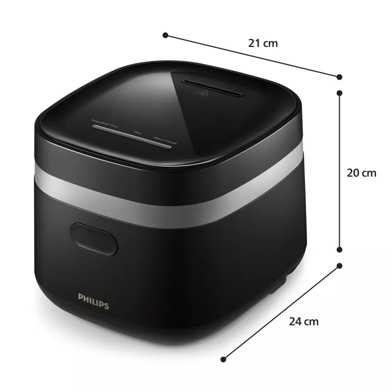 Philips 3000 series HD3090/80 olla a presión eléctrica Negra 436 W