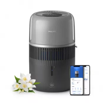 Humidificador Philips 5000 Serie HU5710/03 – humidificador de vapor, 4,5 l, grafito