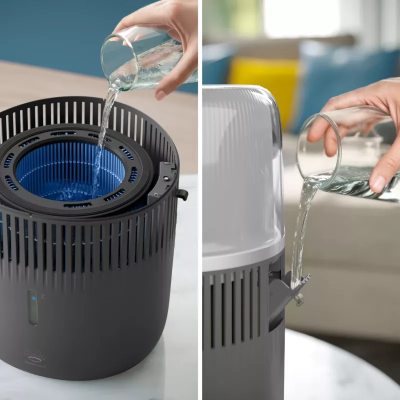 Humidificador Philips 5000 Serie HU5710/03 – humidificador de vapor, 4,5 l, grafito