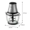 Philips 3000 Series HR1503/00 picadora eléctrica 2 L 500 W Acero inoxidable