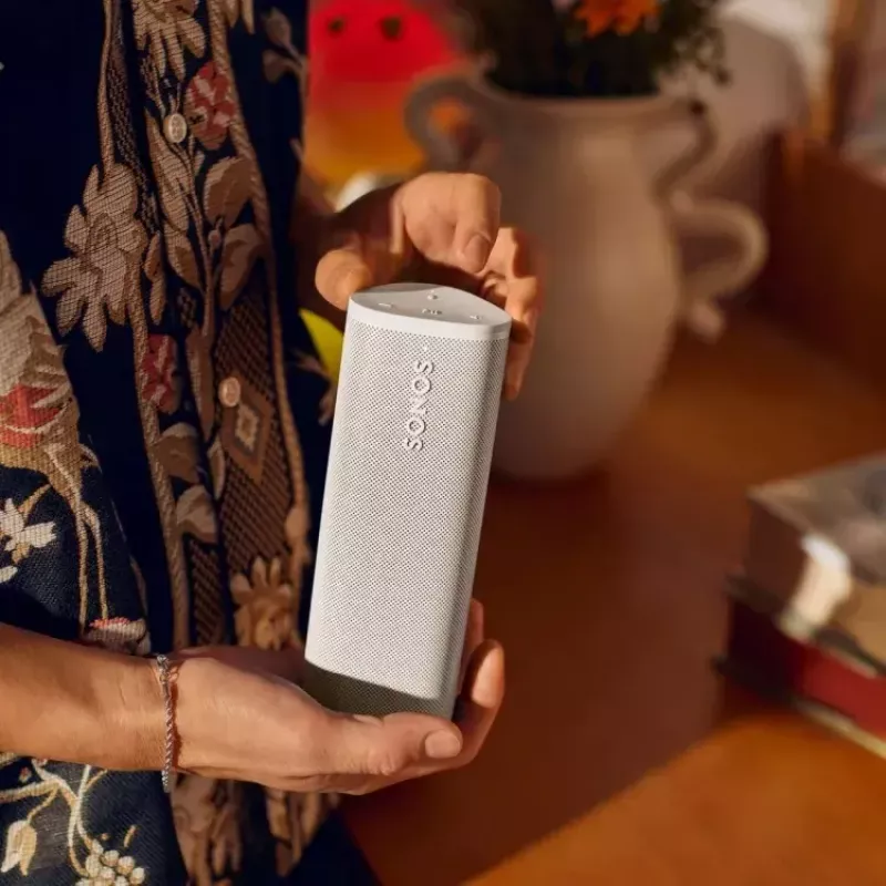 Altavoz portátil estéreo Sonos Roam 2, blanco