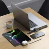 Cargador para dispositivos móviles Satechi ST-UC2WCDM USB, carga inalámbrica, auriculares, smartwatch, plata, blanco