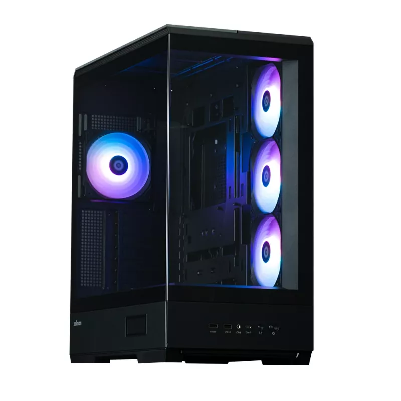 Caja para PC Zalman P50 DS, negra, torre Midi
