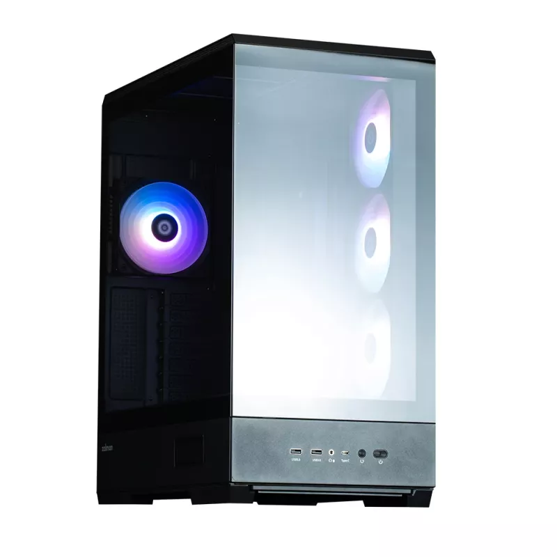 Caja para PC Zalman P50 DS, negra, torre Midi