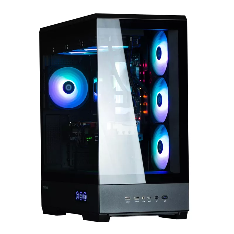Caja para PC Zalman P50 DS, negra, torre Midi