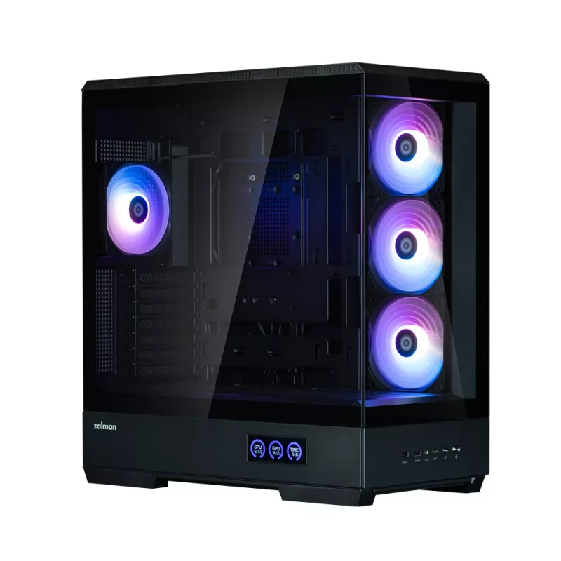 Caja para PC Zalman P50 DS, negra, torre Midi