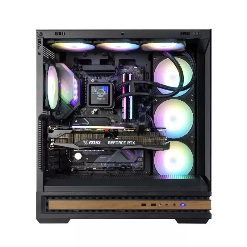 Caja para PC Zalman P40 NAMU, negra, torre Midi, negra