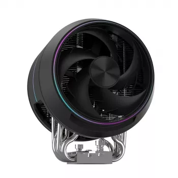 Ventilador de procesador Zalman ZET5, 12 cm, negro, 1 ud.