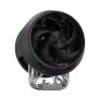 Ventilador de procesador Zalman ZET5, 12 cm, negro, 1 ud.