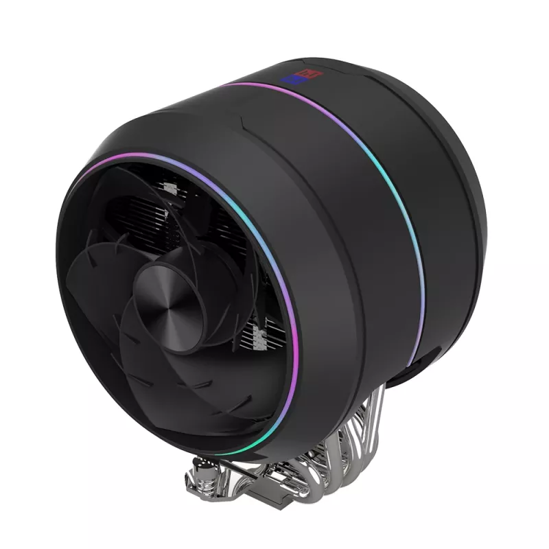 Ventilador de procesador Zalman ZET5, 12 cm, negro, 1 ud.
