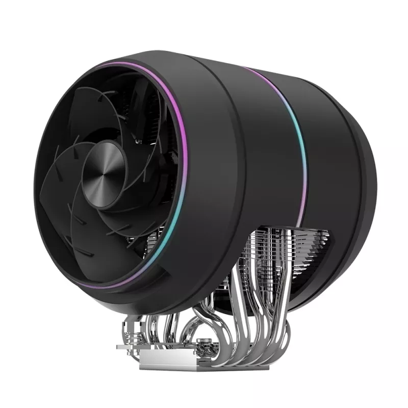 Ventilador de procesador Zalman ZET5, 12 cm, negro, 1 ud.