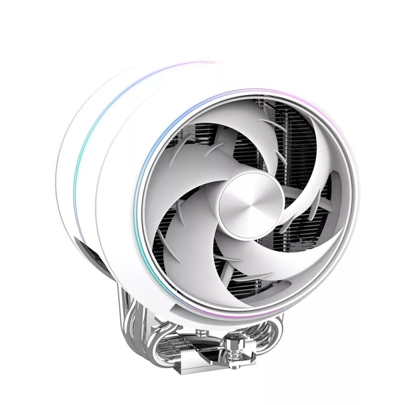 Disipador de CPU ZALMAN ZET5 WHITE con ventilador de 120 mm e iluminación RGB