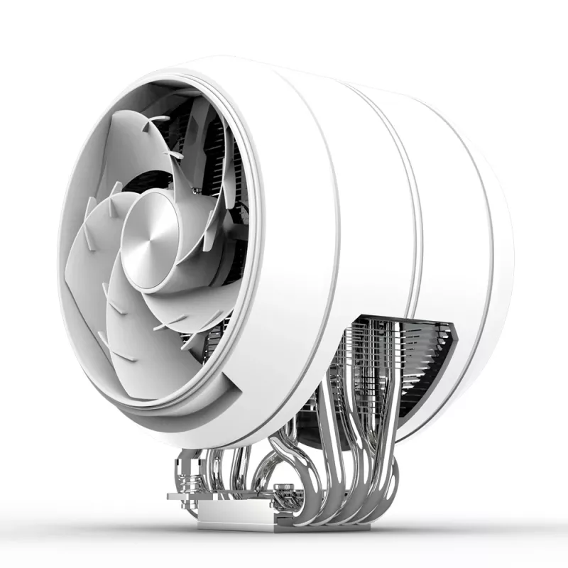Disipador de CPU ZALMAN ZET5 WHITE con ventilador de 120 mm e iluminación RGB