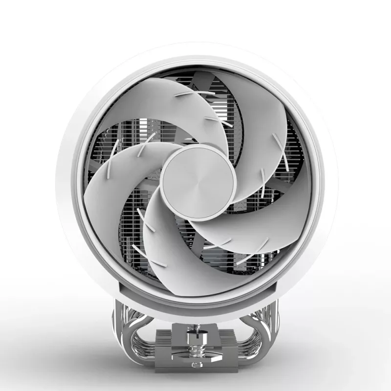 Disipador de CPU ZALMAN ZET5 WHITE con ventilador de 120 mm e iluminación RGB