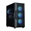 Caja para PC ZALMAN i3 NEO V2, torre Mid, ventiladores ARGB x4, negra