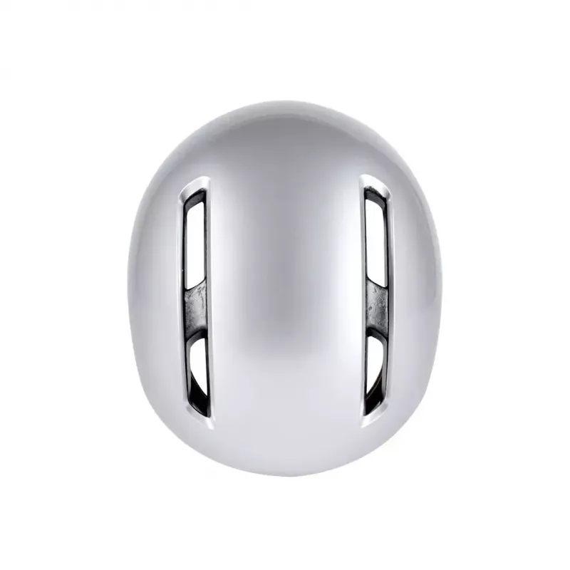 Casco de bicicleta HJC Calido Plus, plata (Pearl Grauish Silver), talla M, 55–59 cm, 350 g, In-Mold, visera magnética