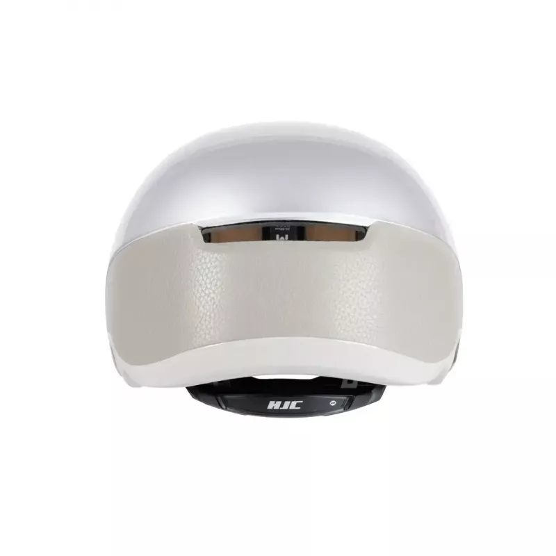 Casco de bicicleta HJC Calido Plus, plata (Pearl Grauish Silver), talla M, 55–59 cm, 350 g, In-Mold, visera magnética