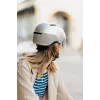 Casco de bicicleta HJC CALIDO PLUS L, Pearl Grauish Silver, In-Mold, 58–63 cm, 350 g, visera magnética