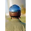 Casco de bicicleta HJC CALIDO PLUS talla L — blanco/gris, In-Mold, 58–63 cm, 350 g, visera magnética