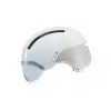Casco de bicicleta HJC CALIDO PLUS talla L — blanco/gris, In-Mold, 58–63 cm, 350 g, visera magnética