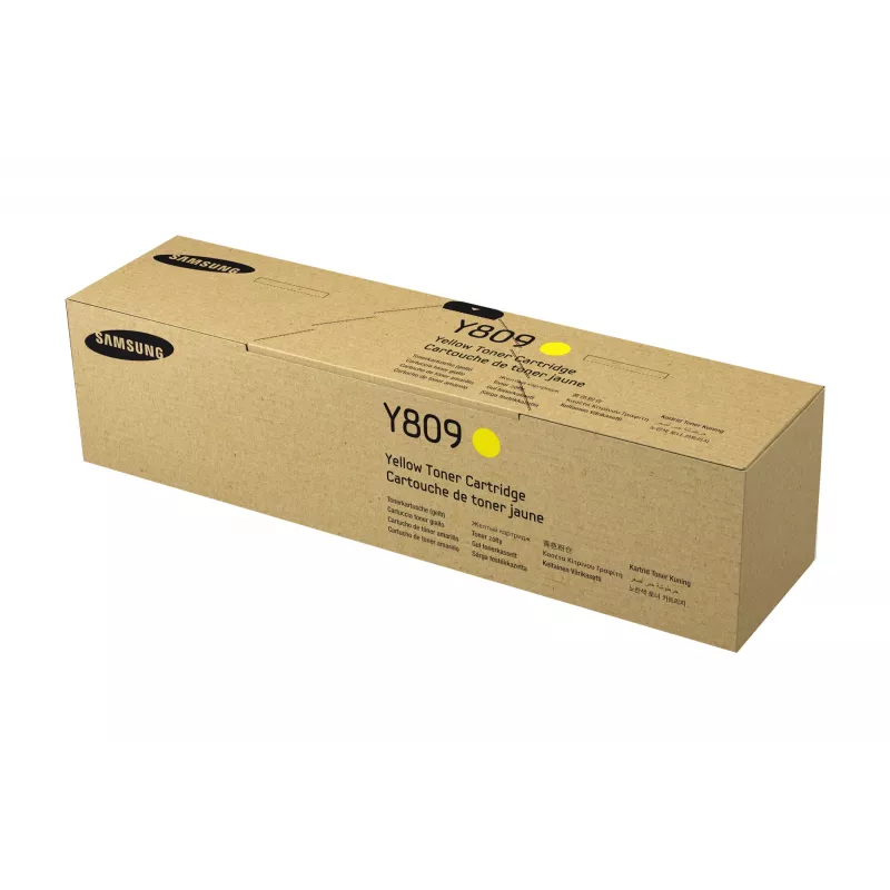 Tóner Samsung CLT-Y809S amarillo, original, láser, 15.000 páginas, 1 ud.