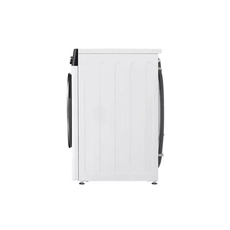 Lavadora LG F4WR711S3HA carga frontal 11 kg 1360 rpm negra, blanca