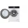 Lavadora LG F4WR711S3HA carga frontal 11 kg 1360 rpm negra, blanca